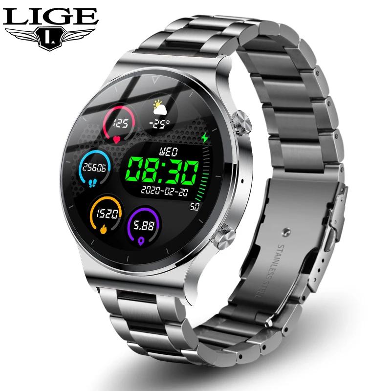 LIGE-ƿ    ȭ ð  ڵ  IP68   ƮϽ Ʈ ġ ȵ̵ ios , , Smartwatch, Smartwatch, , , ȭ,